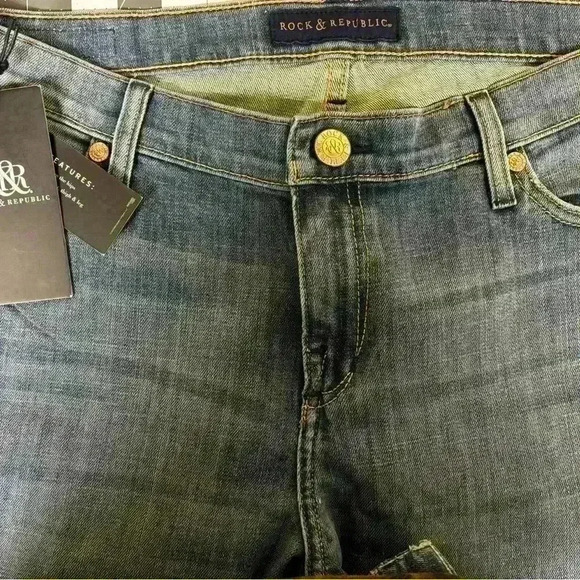 ROCK & REPUBLIC Women’s Skinny Jeans Size 16 New With Tags - Picture 3 of 5